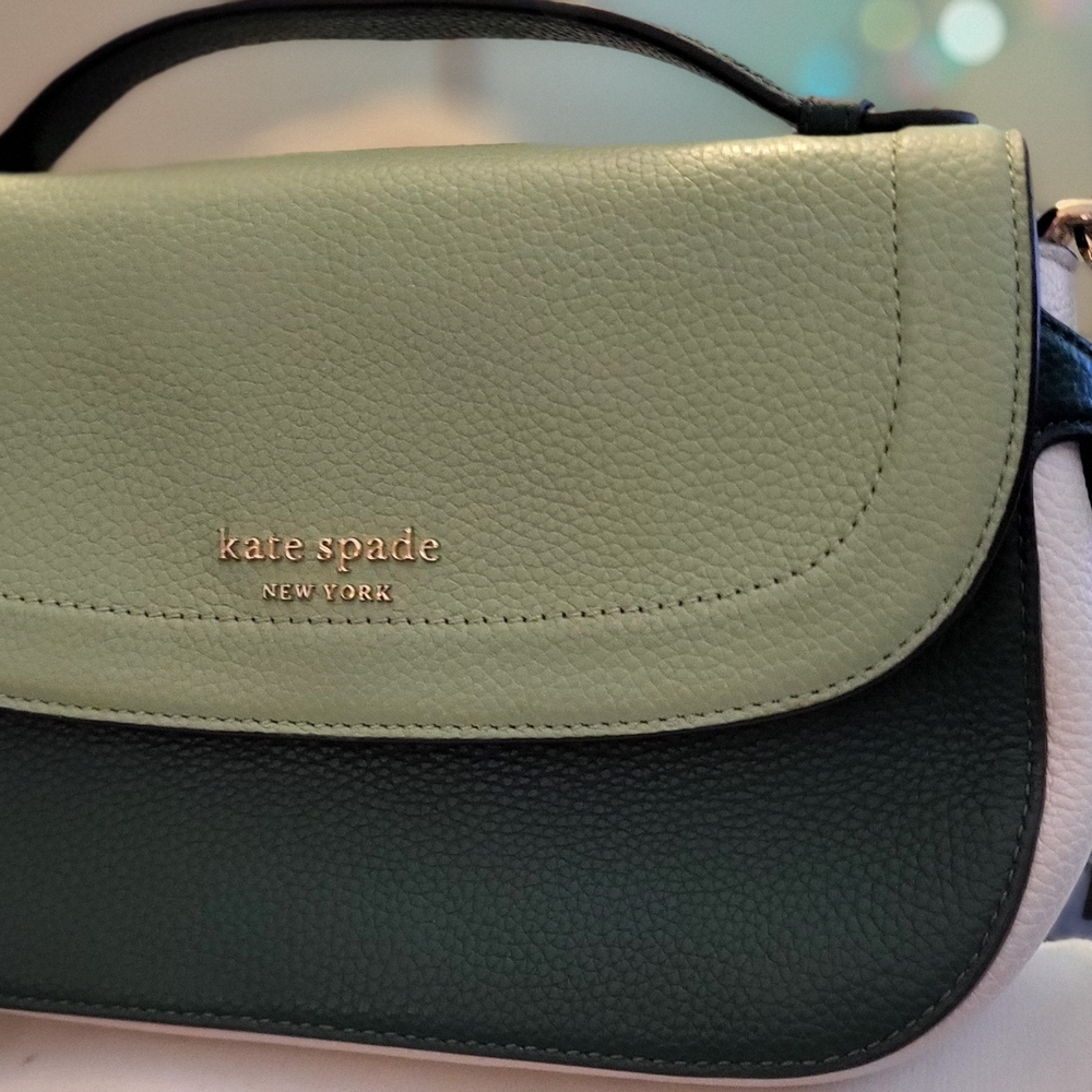 Kate Spade Green Leather Shoulder Bag